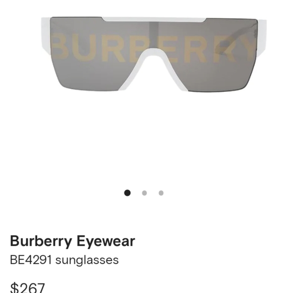 UNISEX BURBERRY SUNGLASSES - Picture 2 of 8